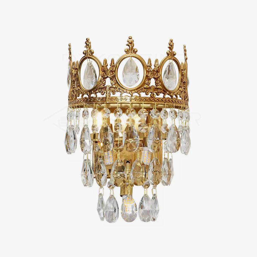 Vintage Crystal Wall Sconce