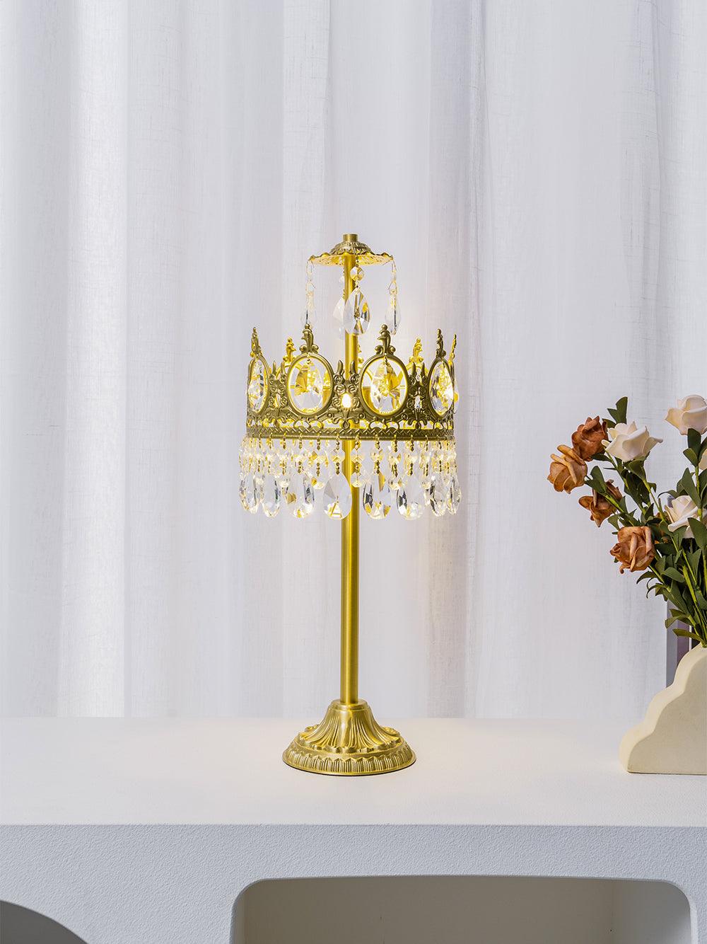 Vintage Crystal Task Lamp