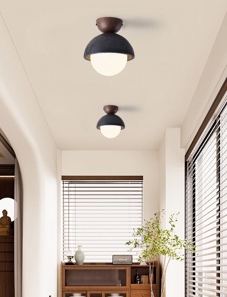 Volcanic Orb Ceiling Light