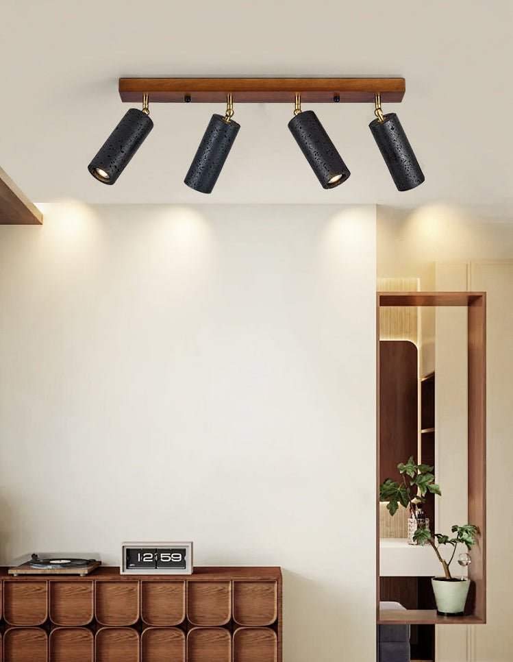 Volcanic Wood Trio Ceiling Spot Light