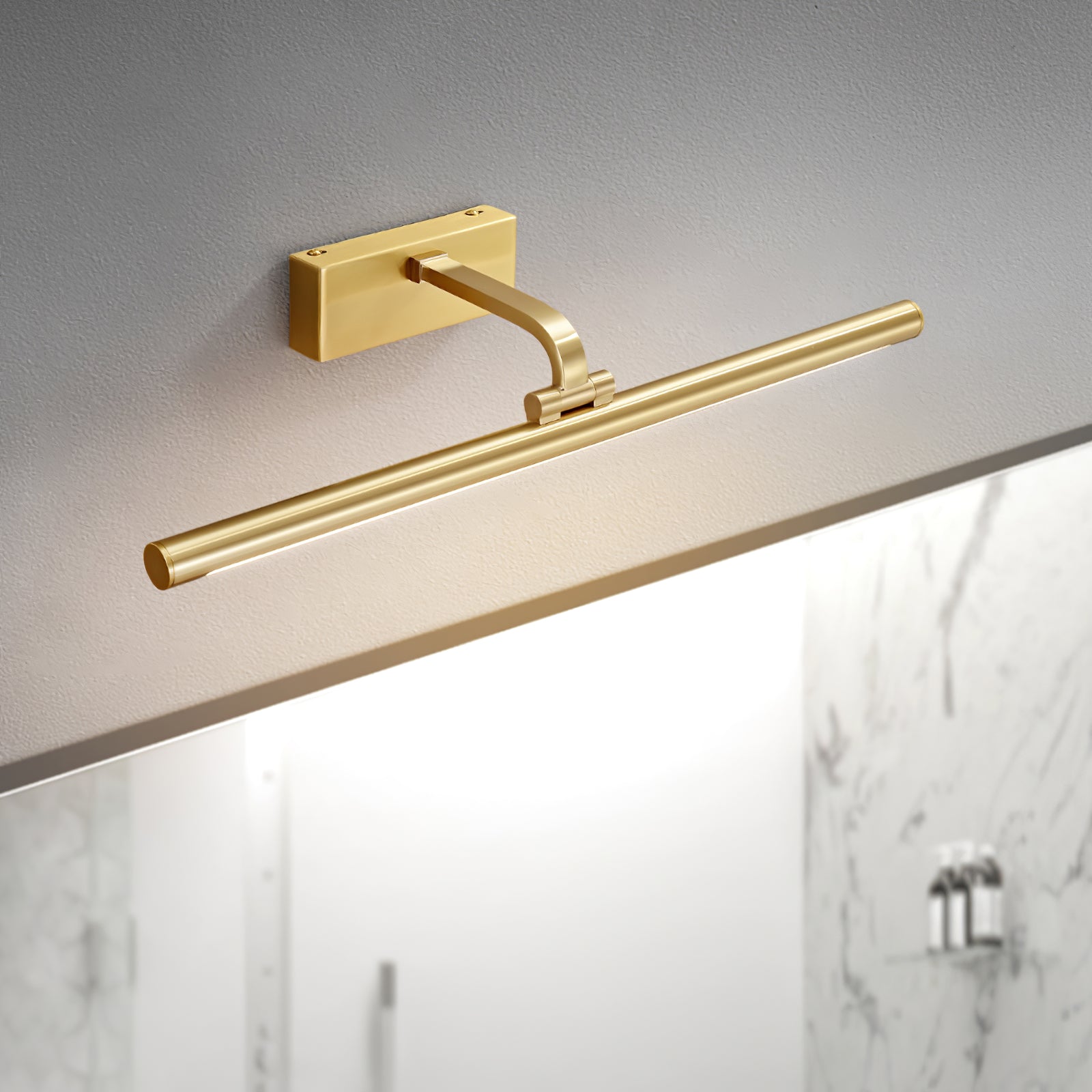 Walnut Color Linear LED Wall-mounted Light Wall Light