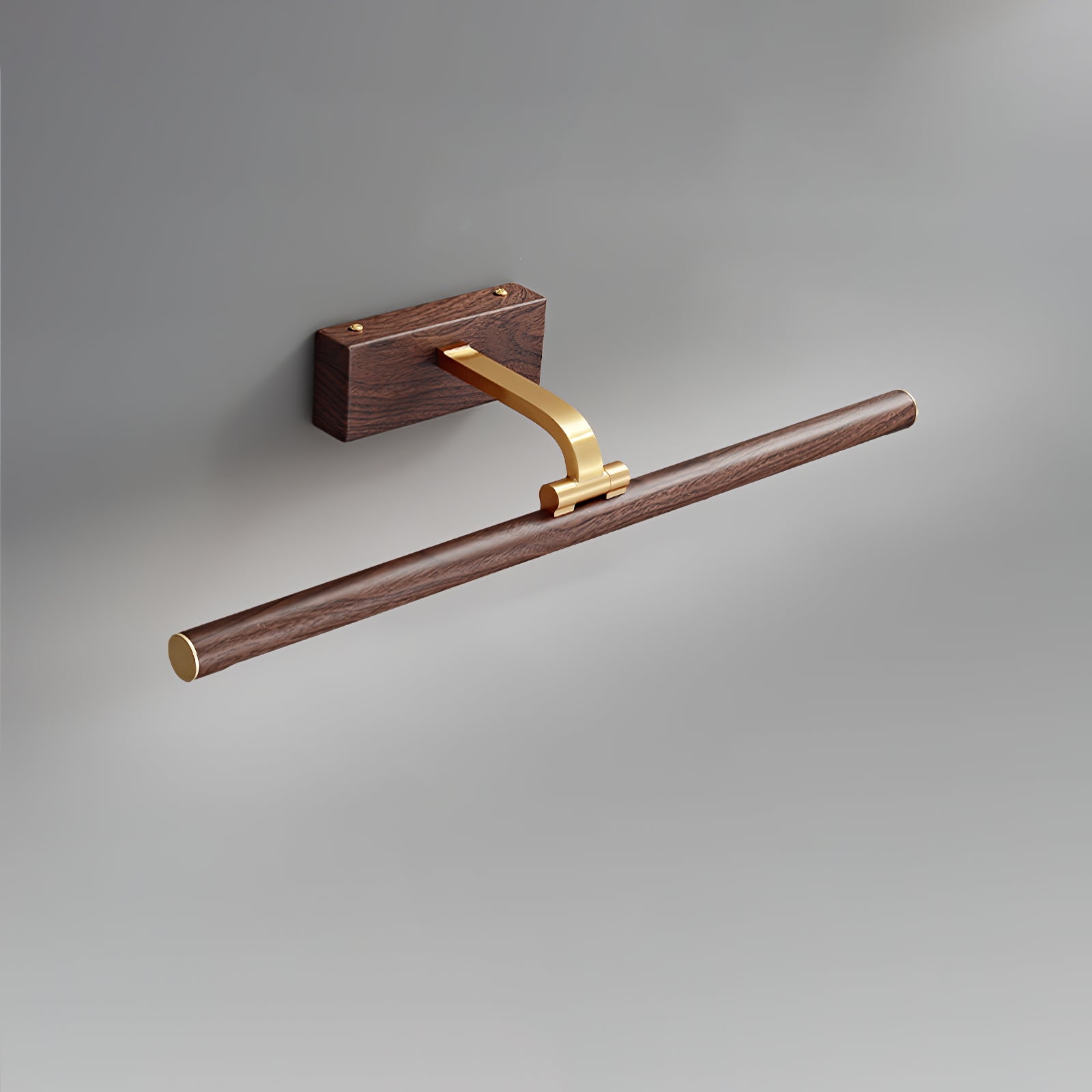 Walnut Color Linear LED Wall-mounted Light Wall Light