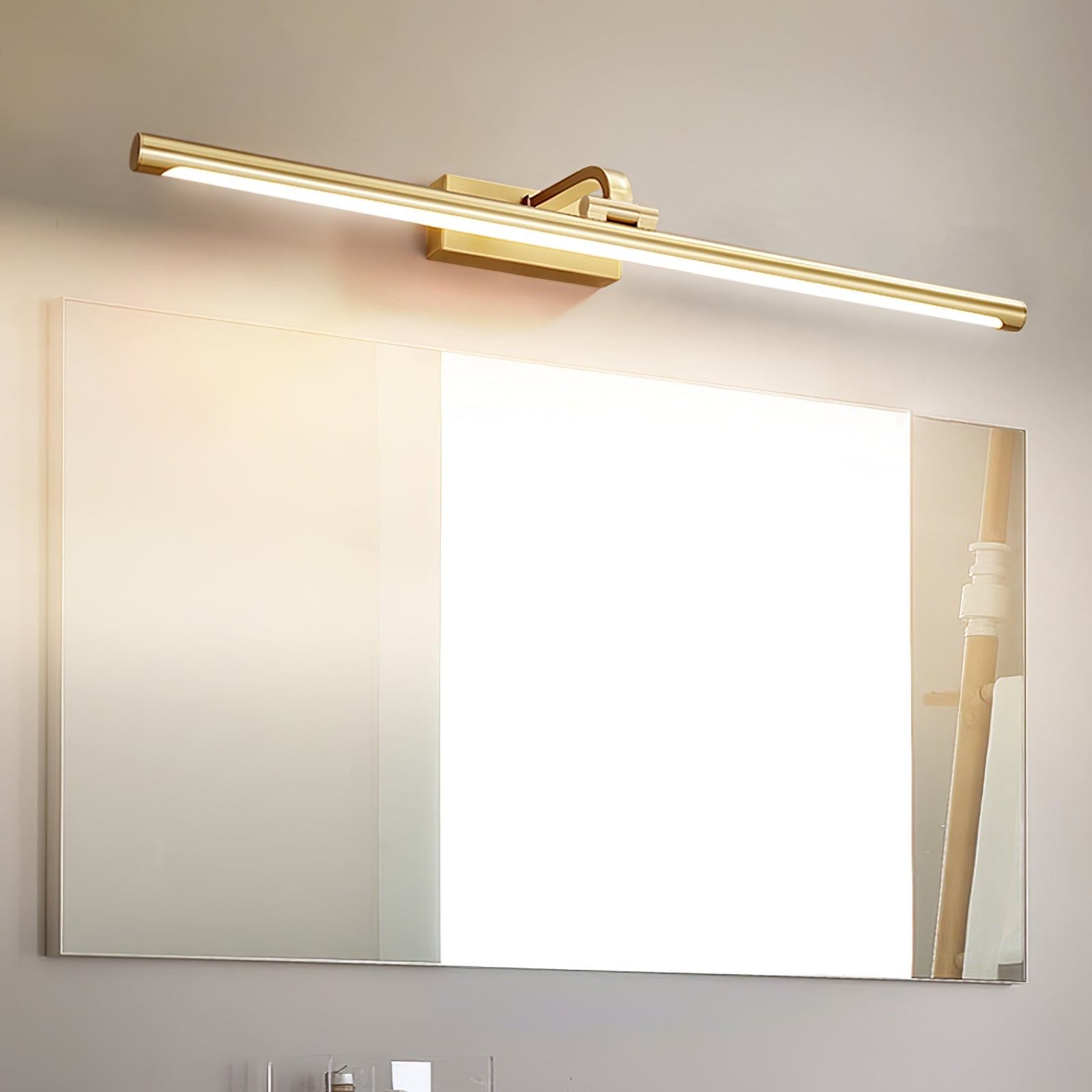 Walnut Color Linear LED Wall-mounted Light Wall Light