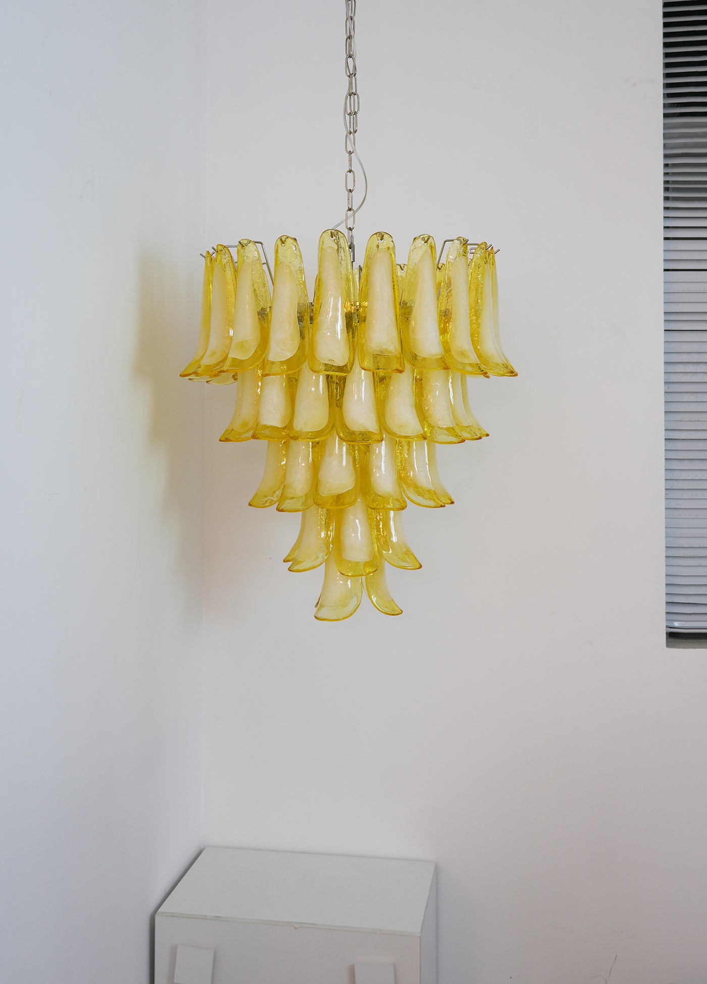 Chandelier detail image with finish, structure, and proportion visible