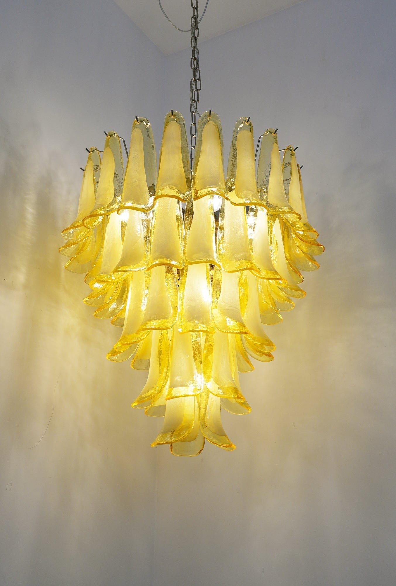Chandelier detail image with finish, structure, and proportion visible