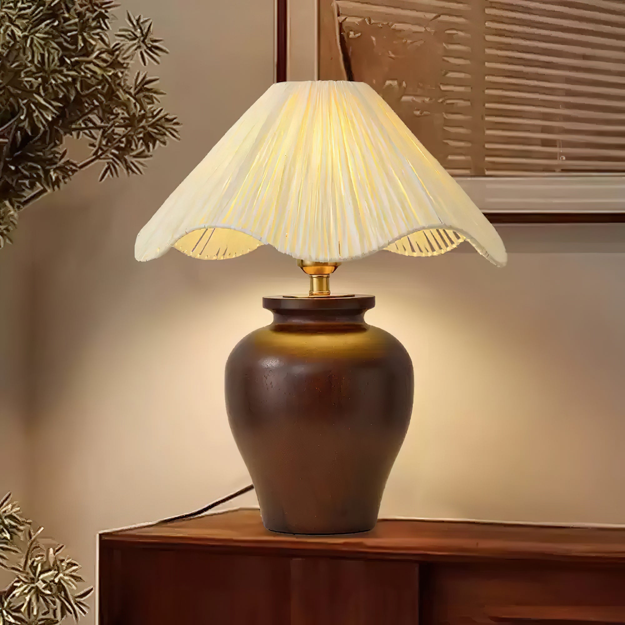 Wavecrest Table Lamp 13.8