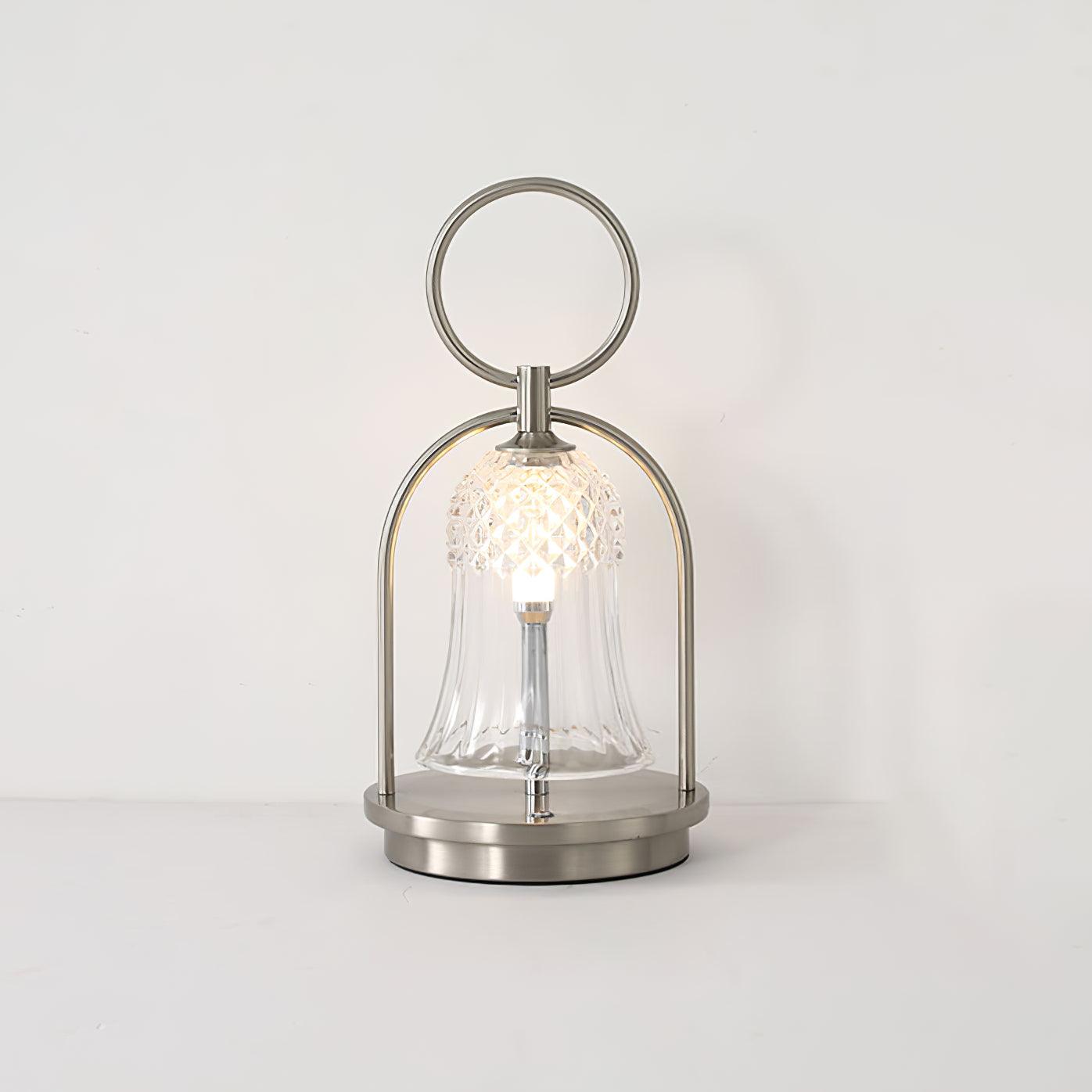 Wind Chime Portable Built-in Battery Table Light, Bedside Table Lamp, detail 4