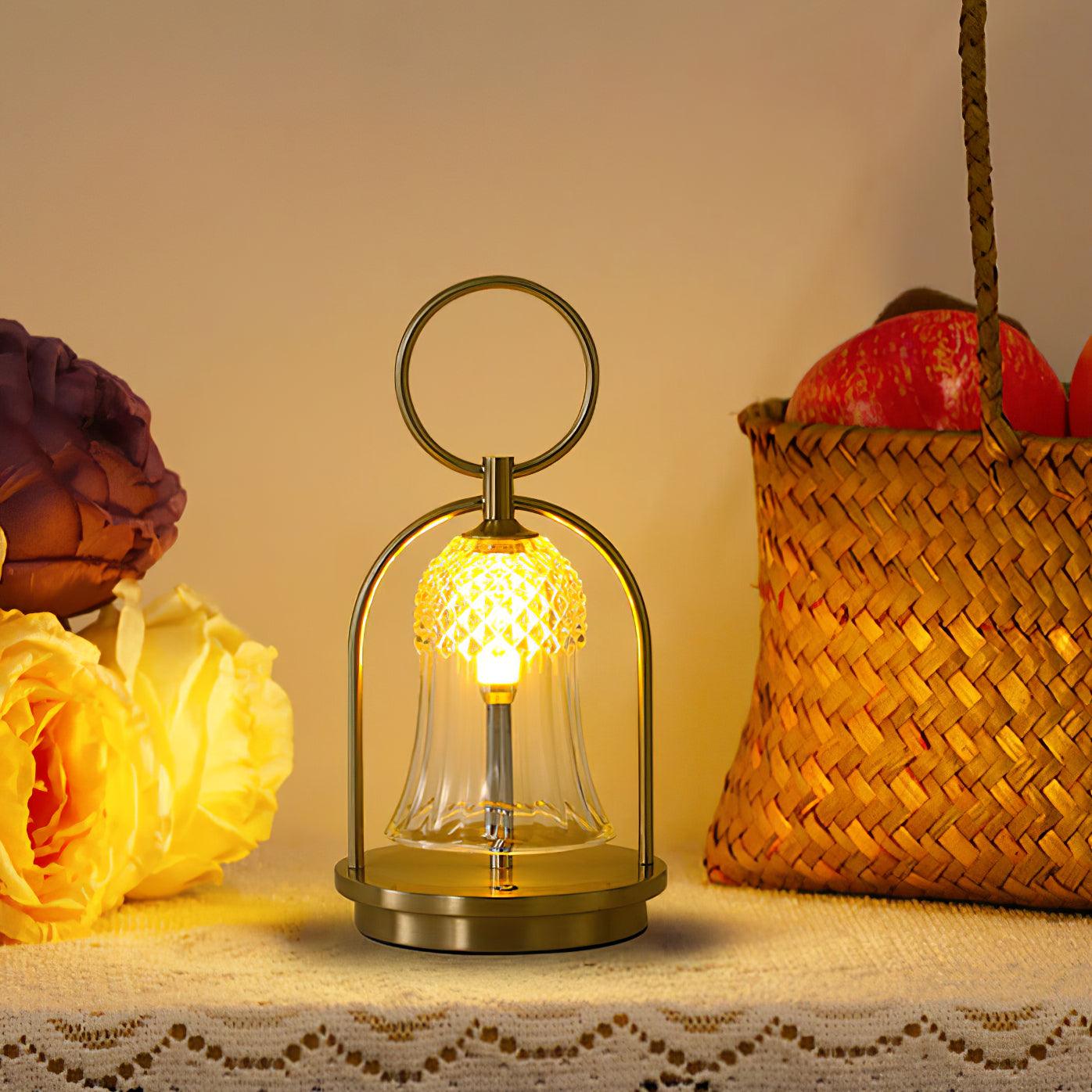 Wind Chime Portable Battery Table Light, Bedside Table Lamp, detail 2