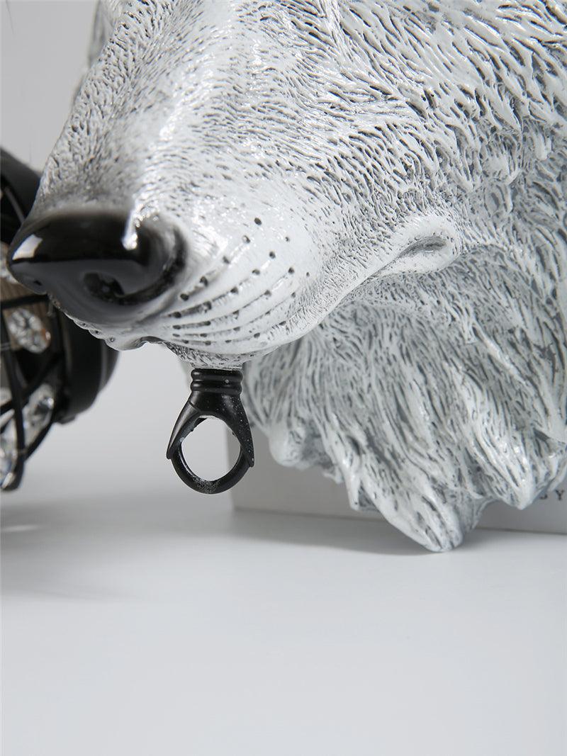 Wolf Head Wall Lamp 10.6