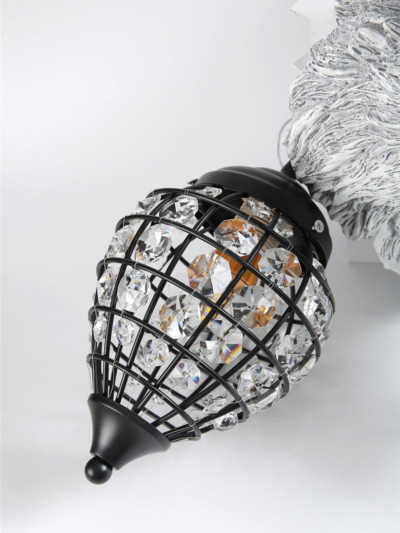 Wolf Head Wall Lamp 10.6