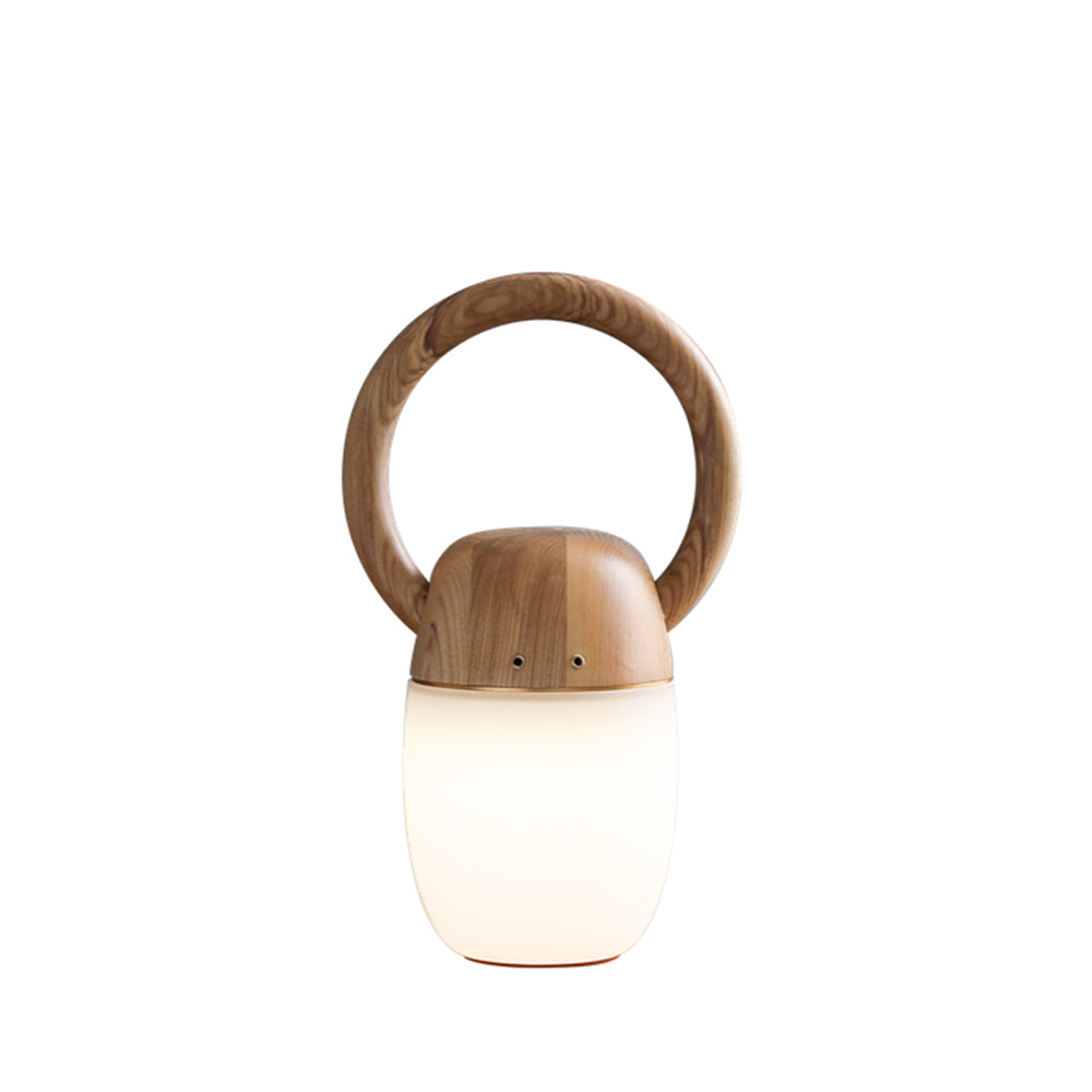 Wood Language Table Lamp 7.9