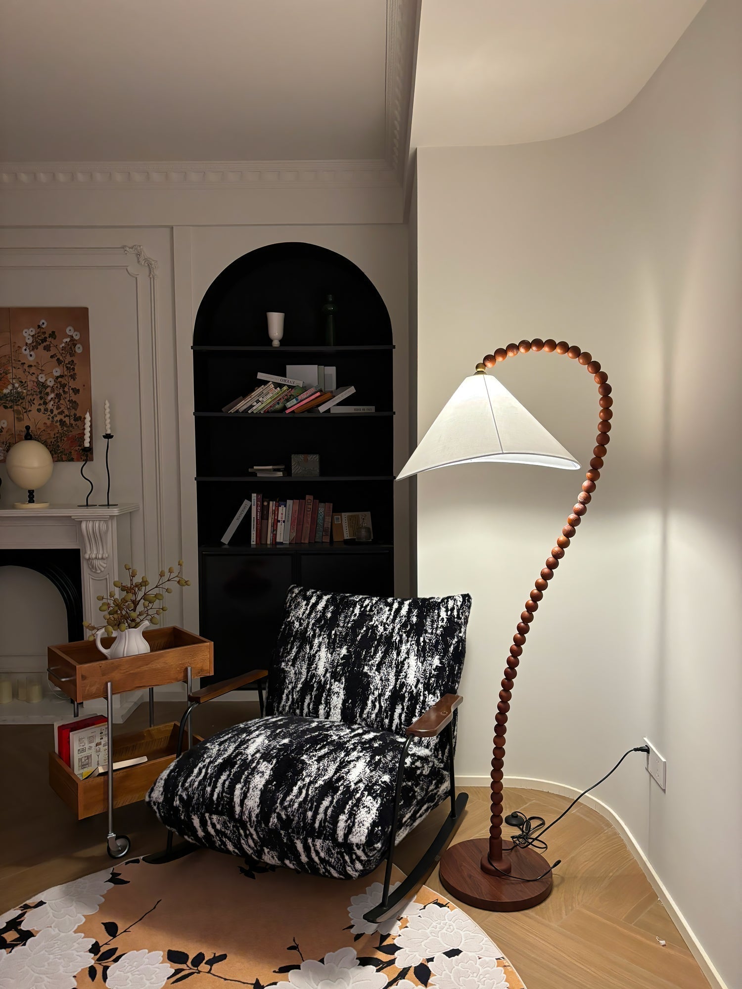 Wooden Bead Floor Light, Floor Lamp, detail 59