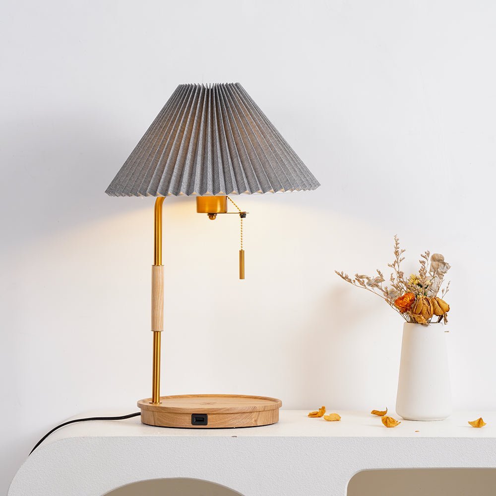 Wooden Retro Work Lamp Table Lamp detail view 9