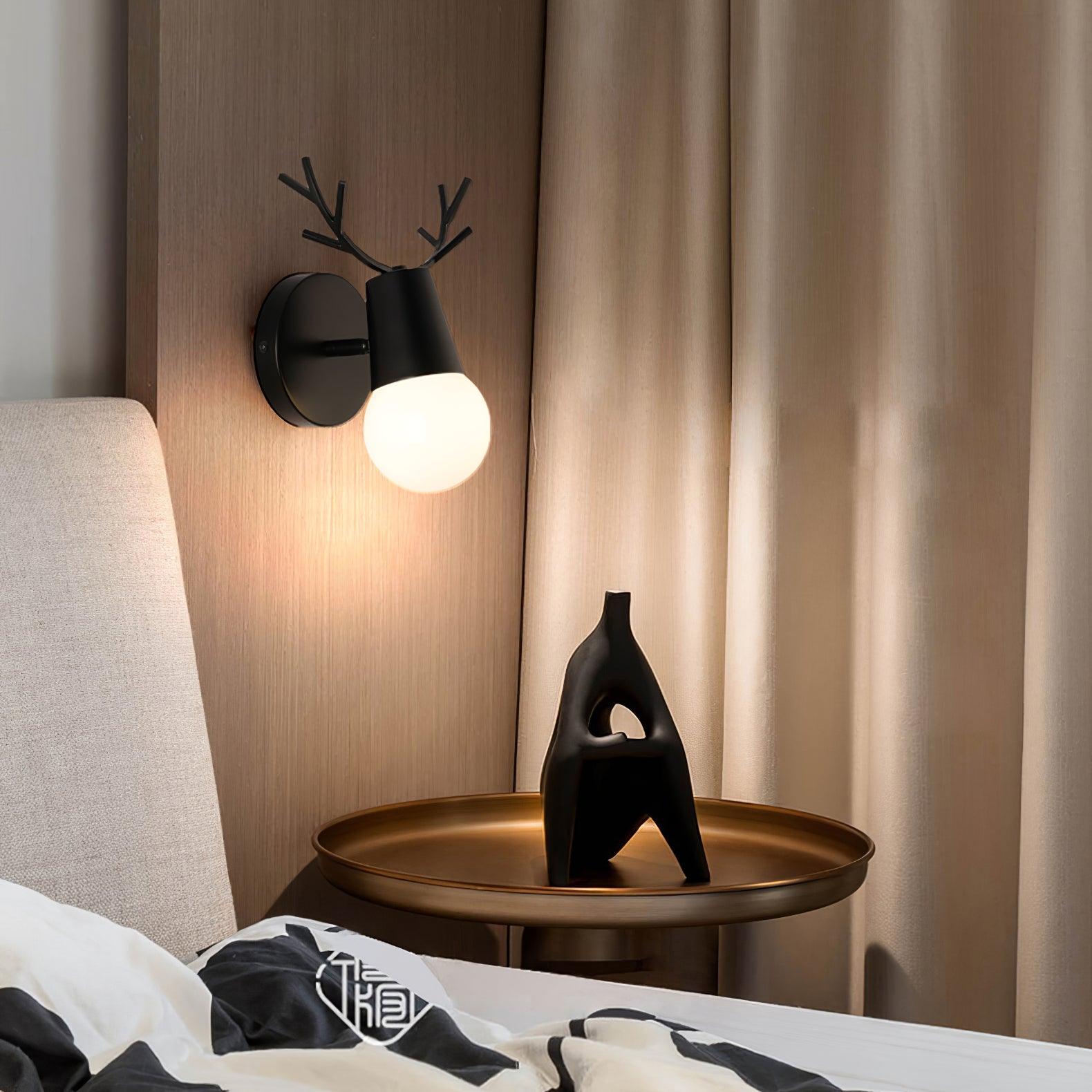 Yeknu Antler Wall Sconce