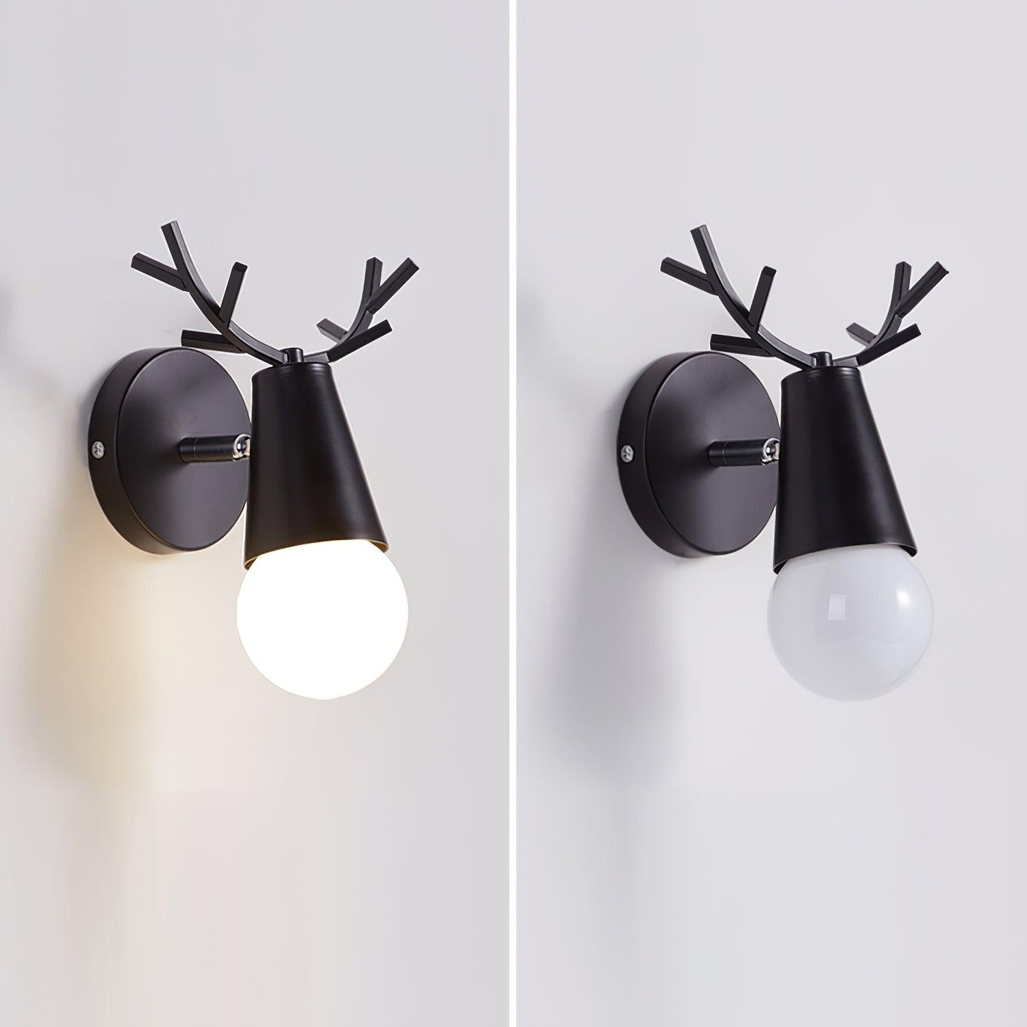 Yeknu Antler Wall Sconce