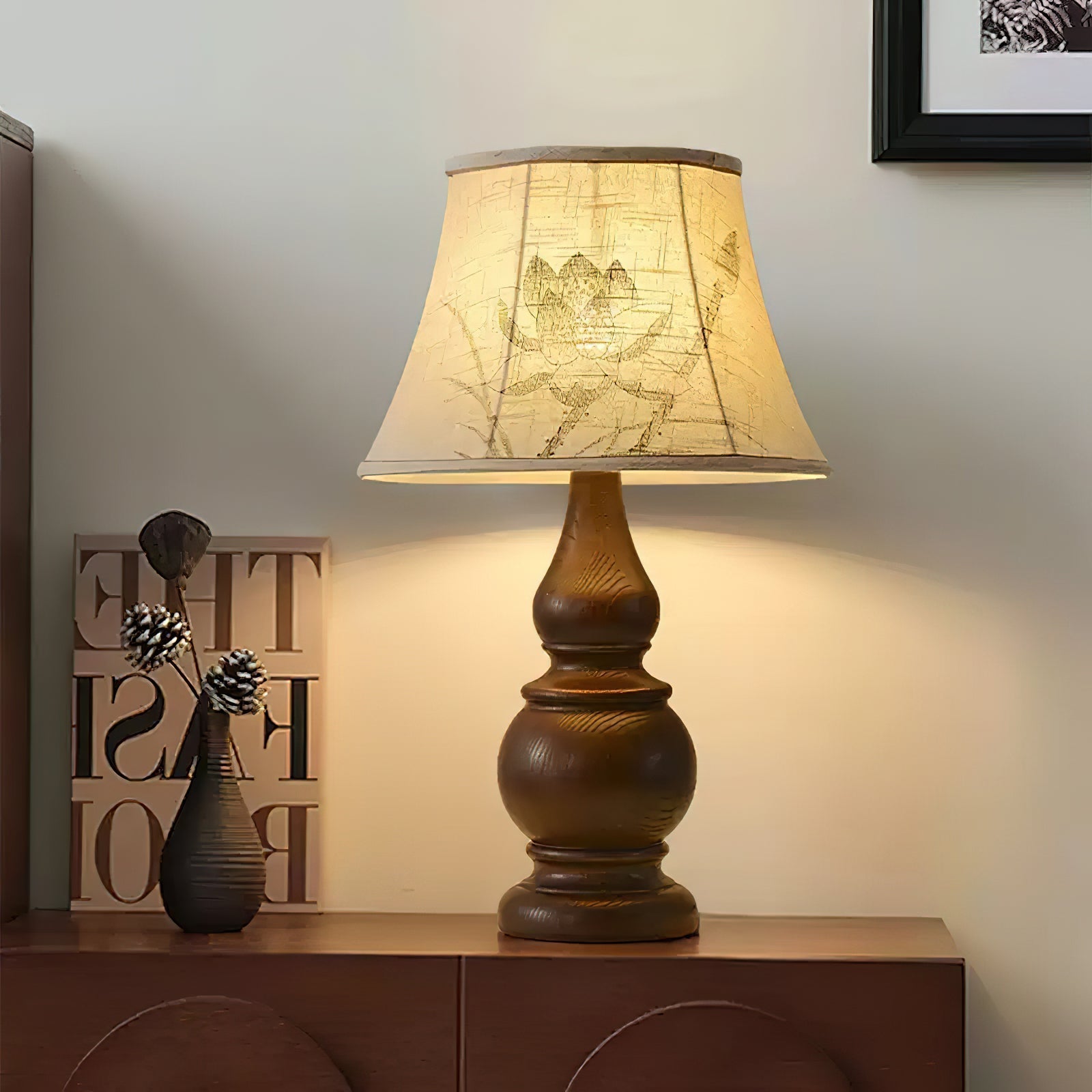 Zen Lotus Table Lamp 13