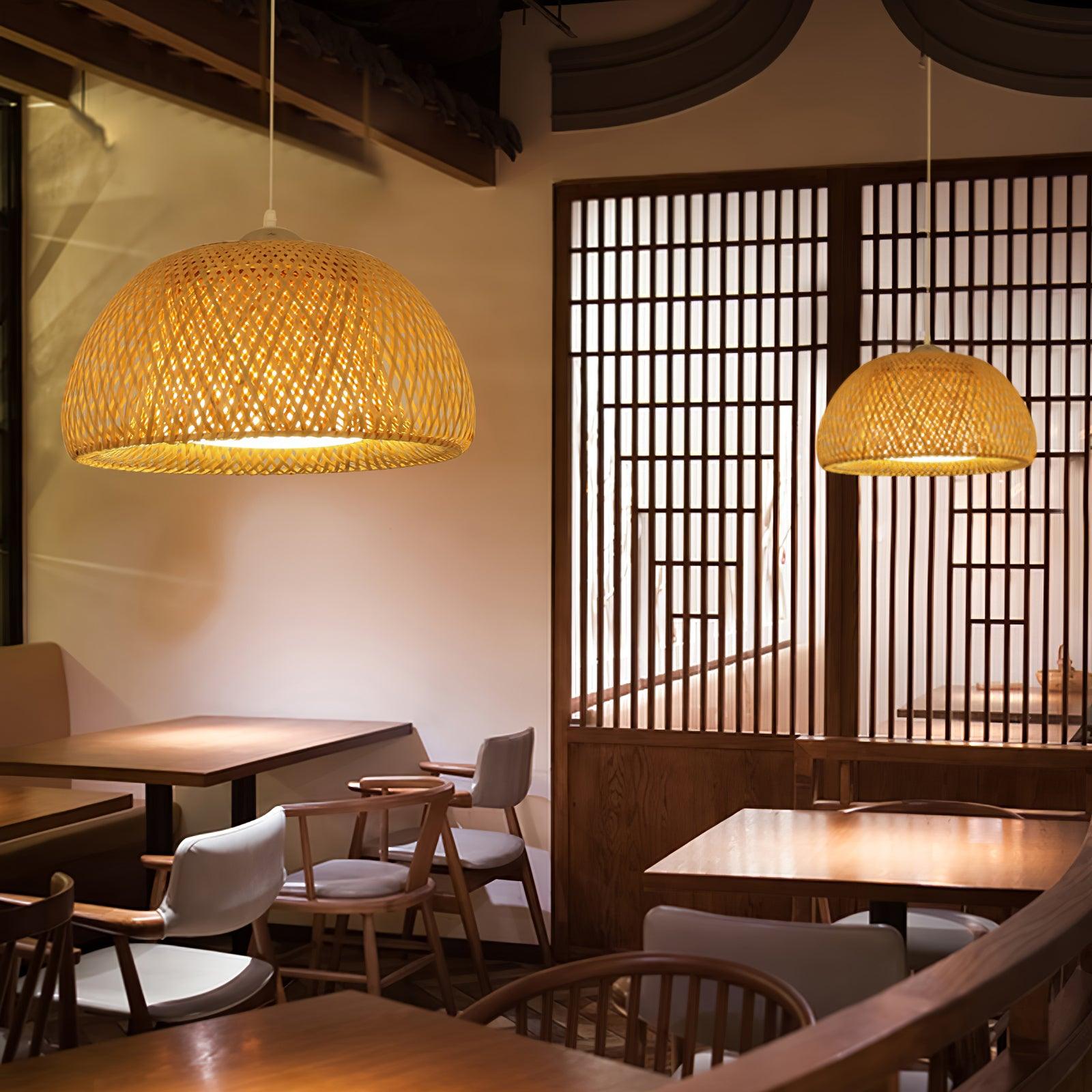 Zenith Bamboo Pendant Light