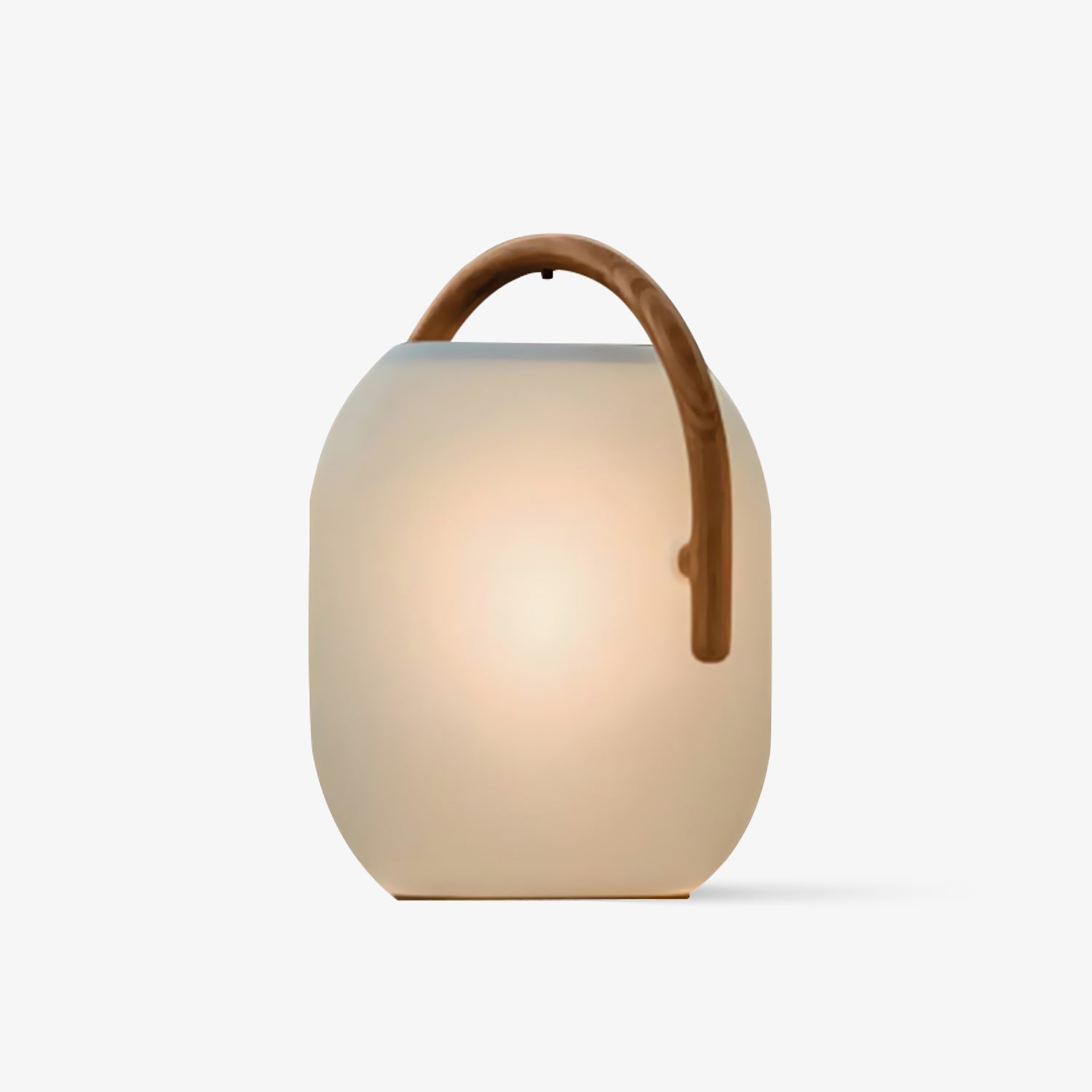 Noria Solar Exterior Lantern Lamp, Outdoor Wall Light, Wood, Dia 18cm x H 30cm