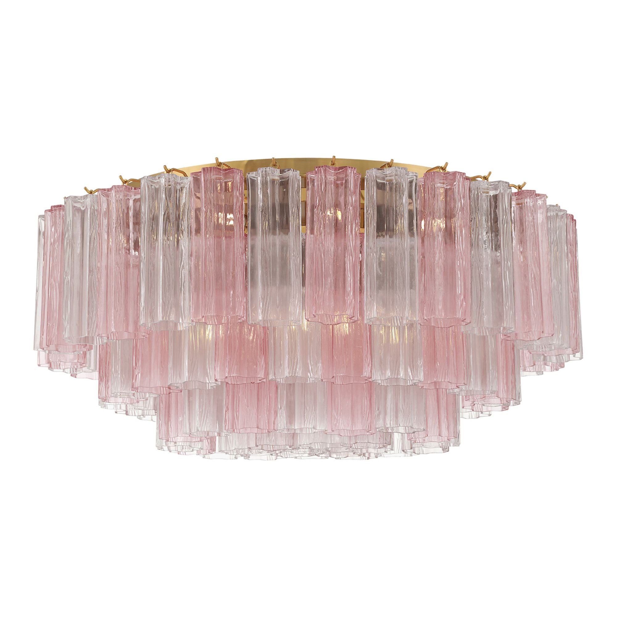 Addis 32-Inch Aged Brass Flush Mount Multi