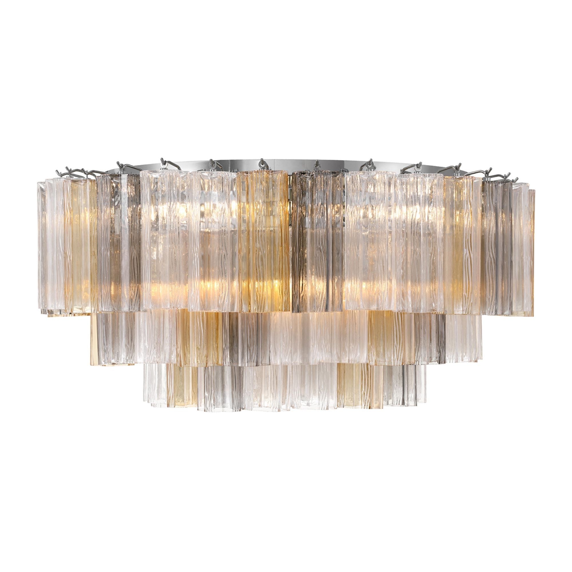 Addis 32-Inch Polished Chrome Flush Mount Multi