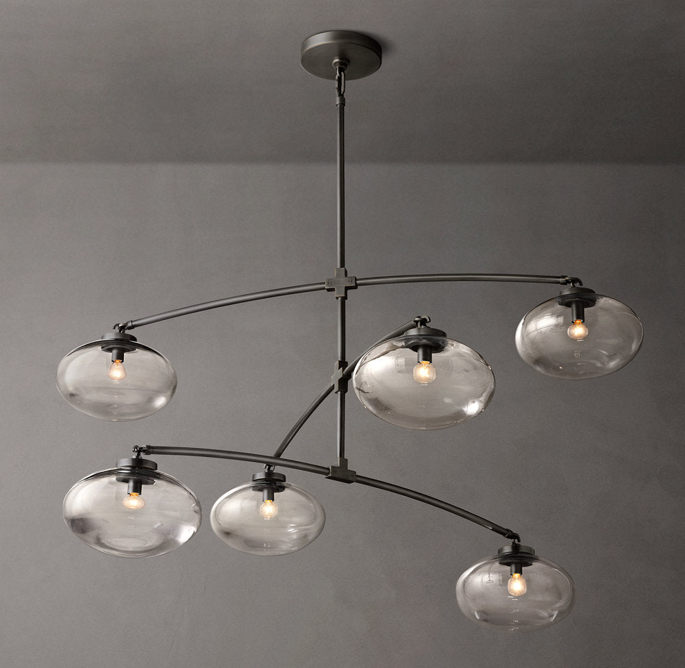 Chandelier detail image with finish, structure, and proportion visible