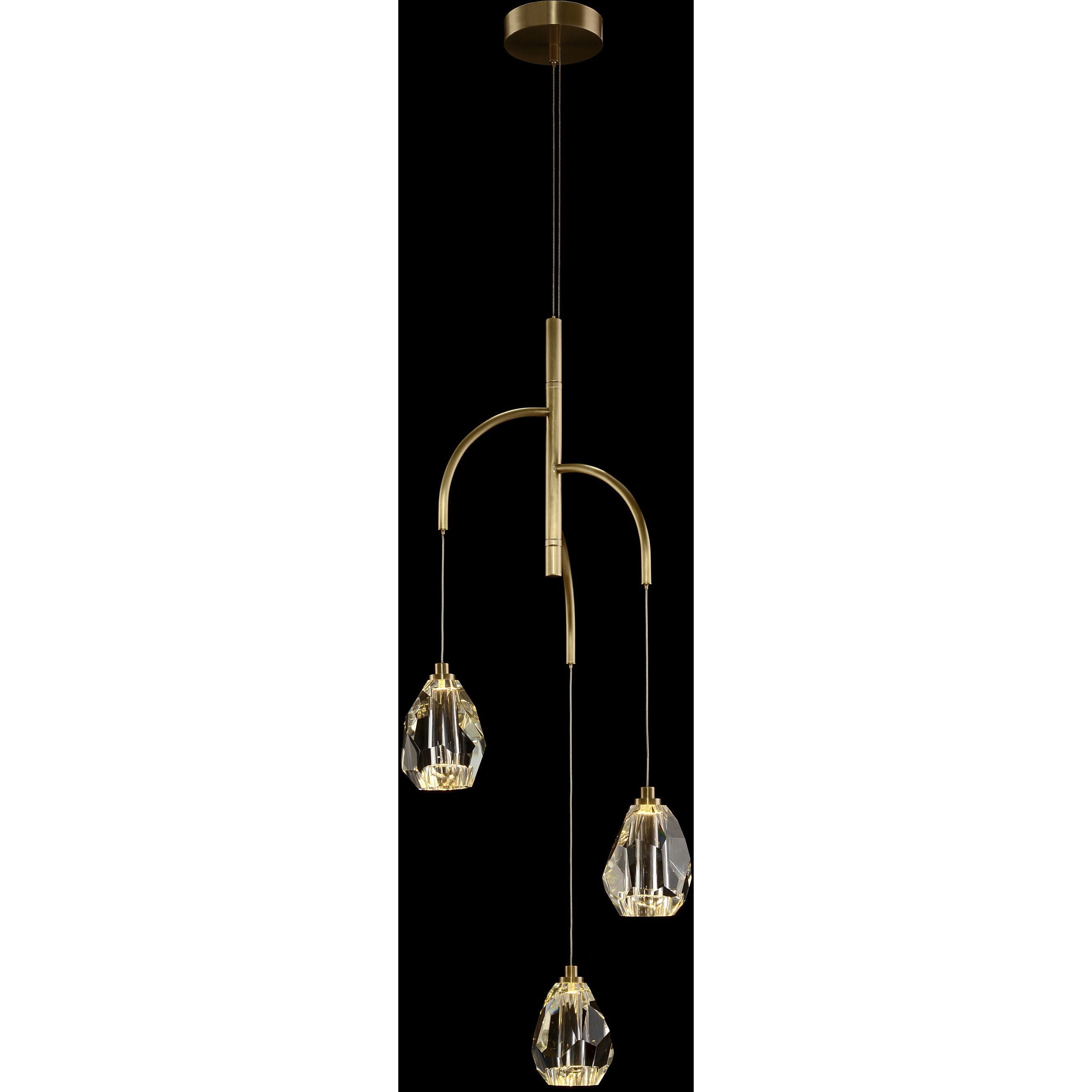 Leah 3-Light Ceiling Chandelier