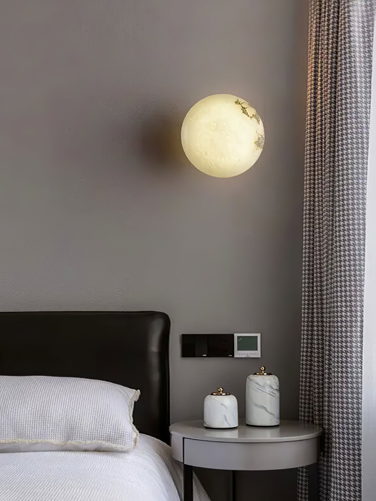 Alabaster Glow Mini Orb Wall Light