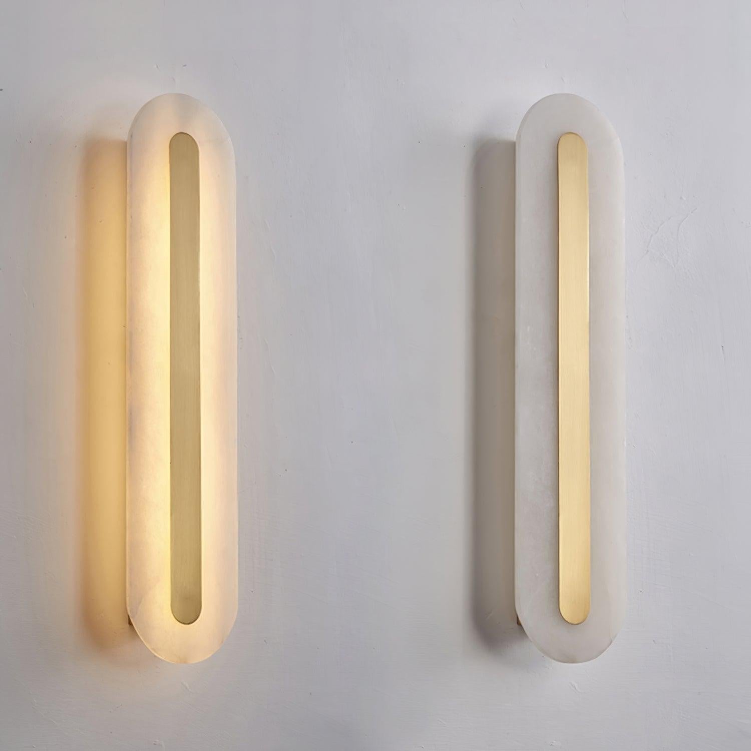 Alabaster Halo Wall Light