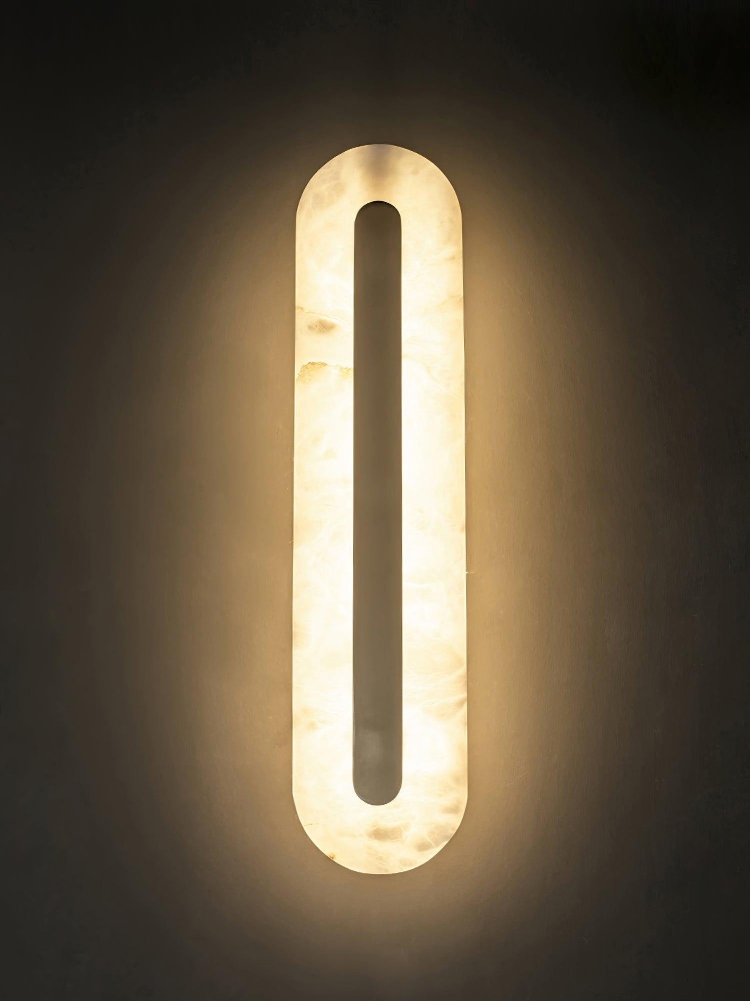 Alabaster Halo Wall Light