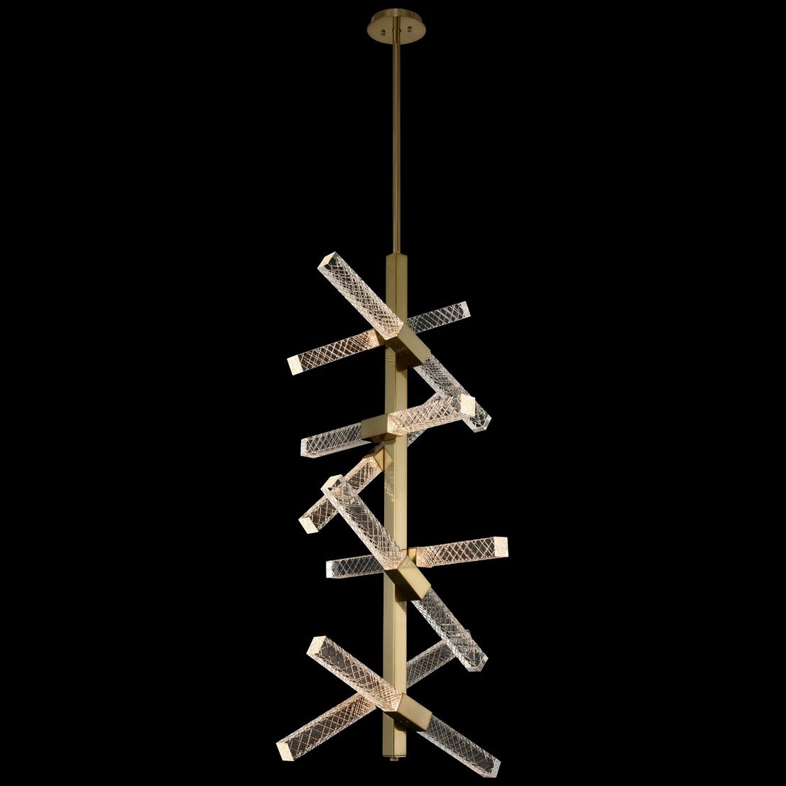 Apollo 22"W Gold 16-Light LED Foyer Chandelier