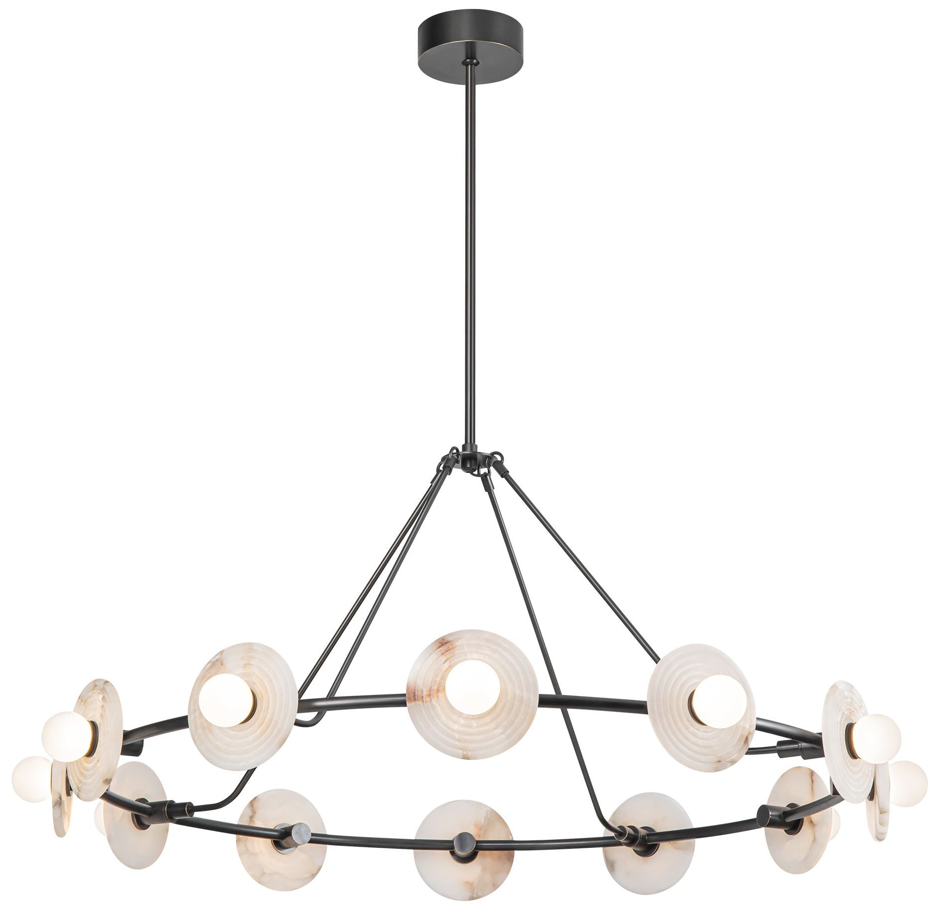 Alora Dahlia LED 46-in Urban LED Chandelier