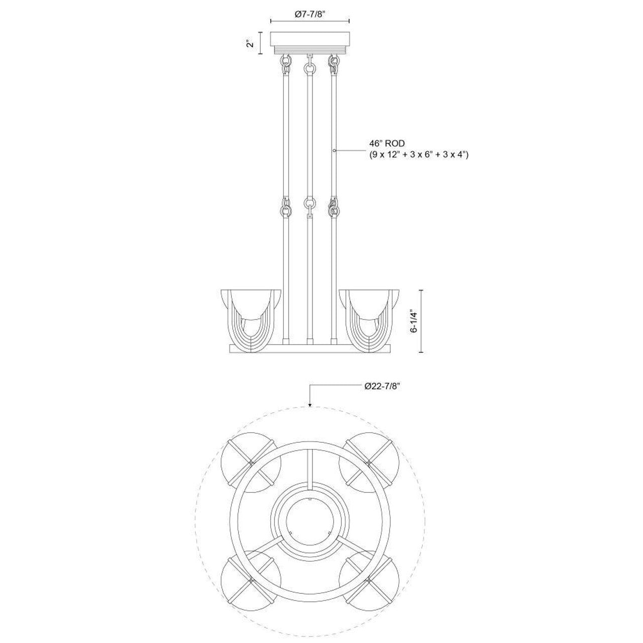 Marni 41-in LED Chandelier