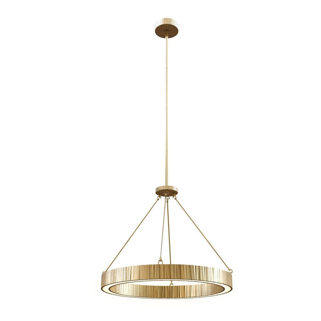 Chrysalis Pendant, 5-Light, Modern Brass, White Polished Crystal, 16.1"W (131138-SKT-STND-86-WP0755 5YZTHL)