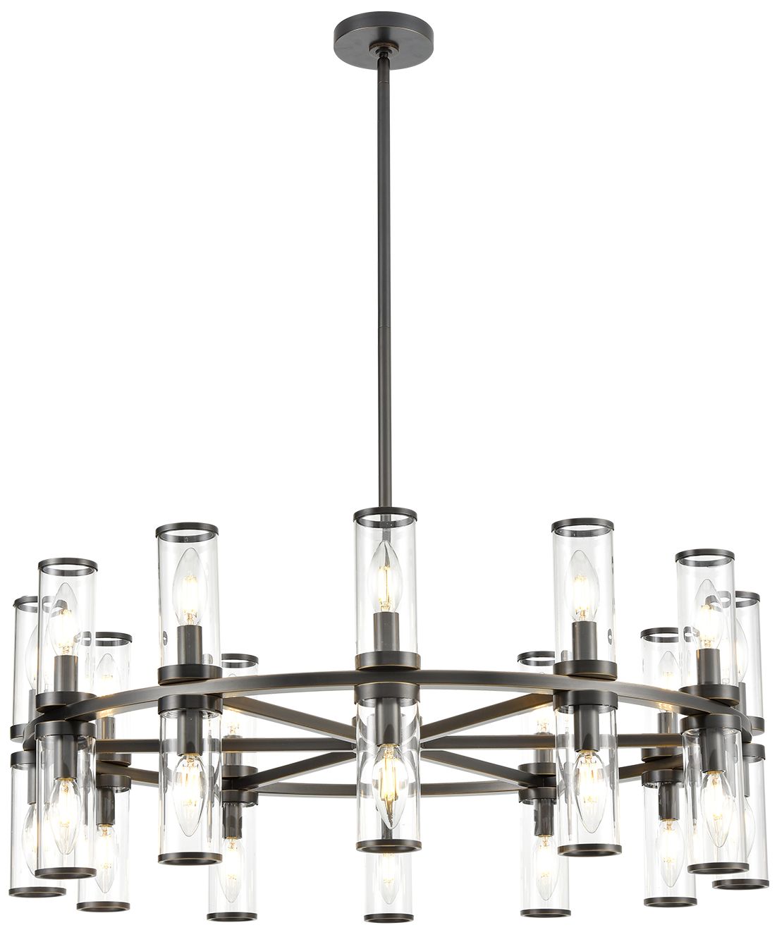 Alora Revolve E12 24 Lights Chandelier