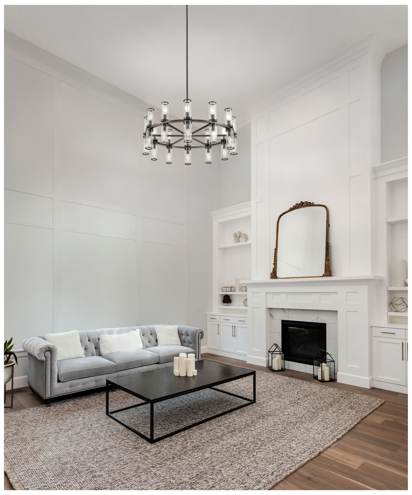 Alora Revolve E12 24 Lights Chandelier