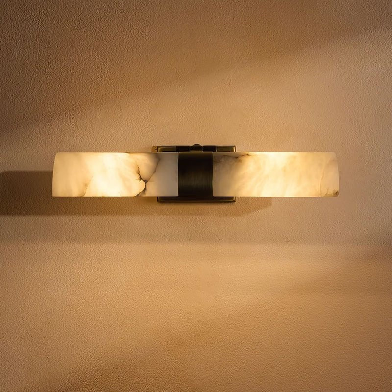 Aloria Alabaster Wall Light, Bedroom Wall Sconce, detail 3