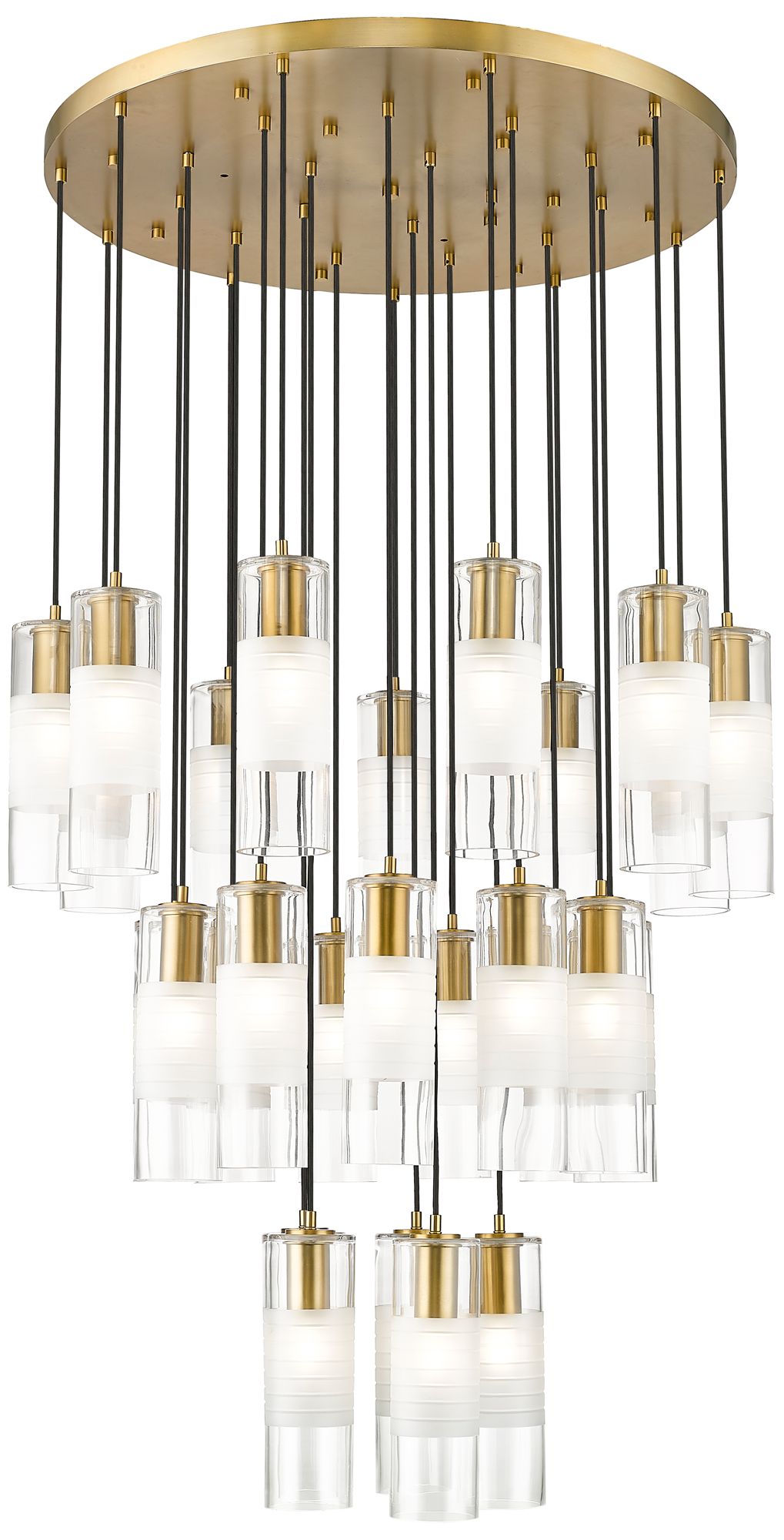 Alton Modern Gold 27-Light Chandelier