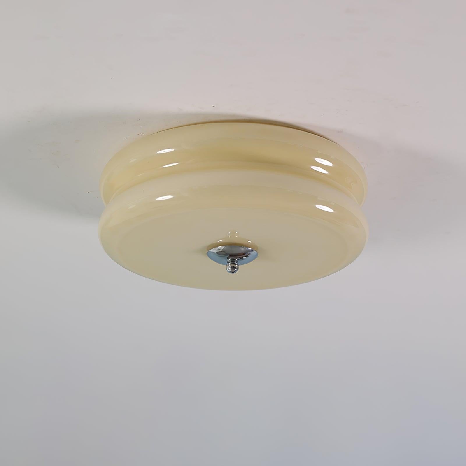 Art Deco Glass Dome Ceiling Light