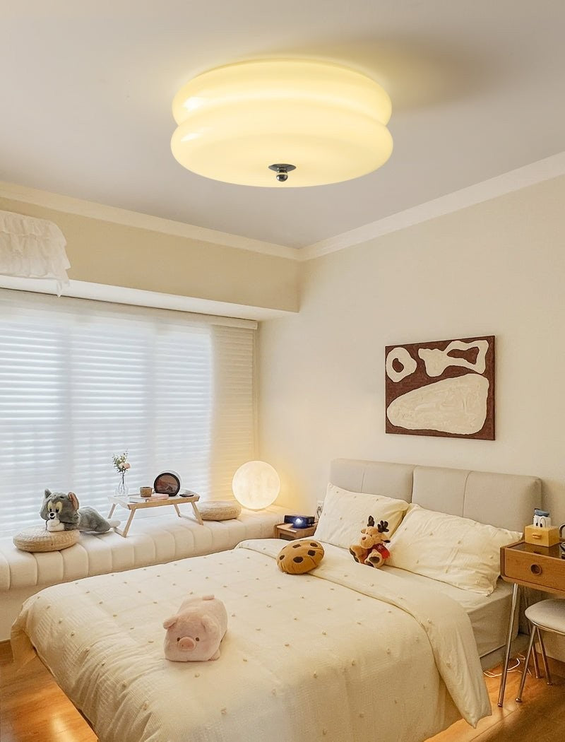 Art Deco Glass Dome Ceiling Light