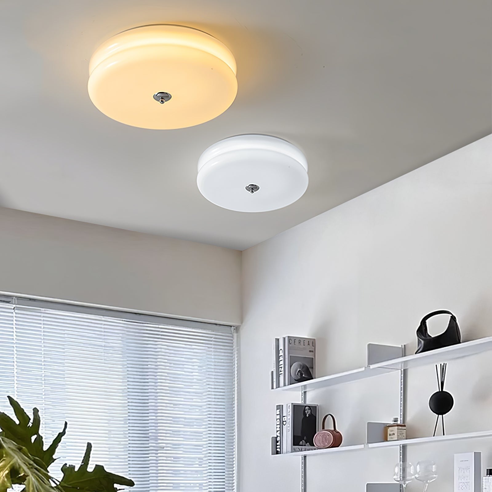 Art Deco Glass Dome Ceiling Light