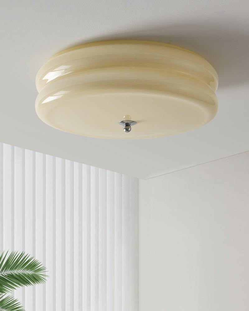 Art Deco Glass Dome Ceiling Light