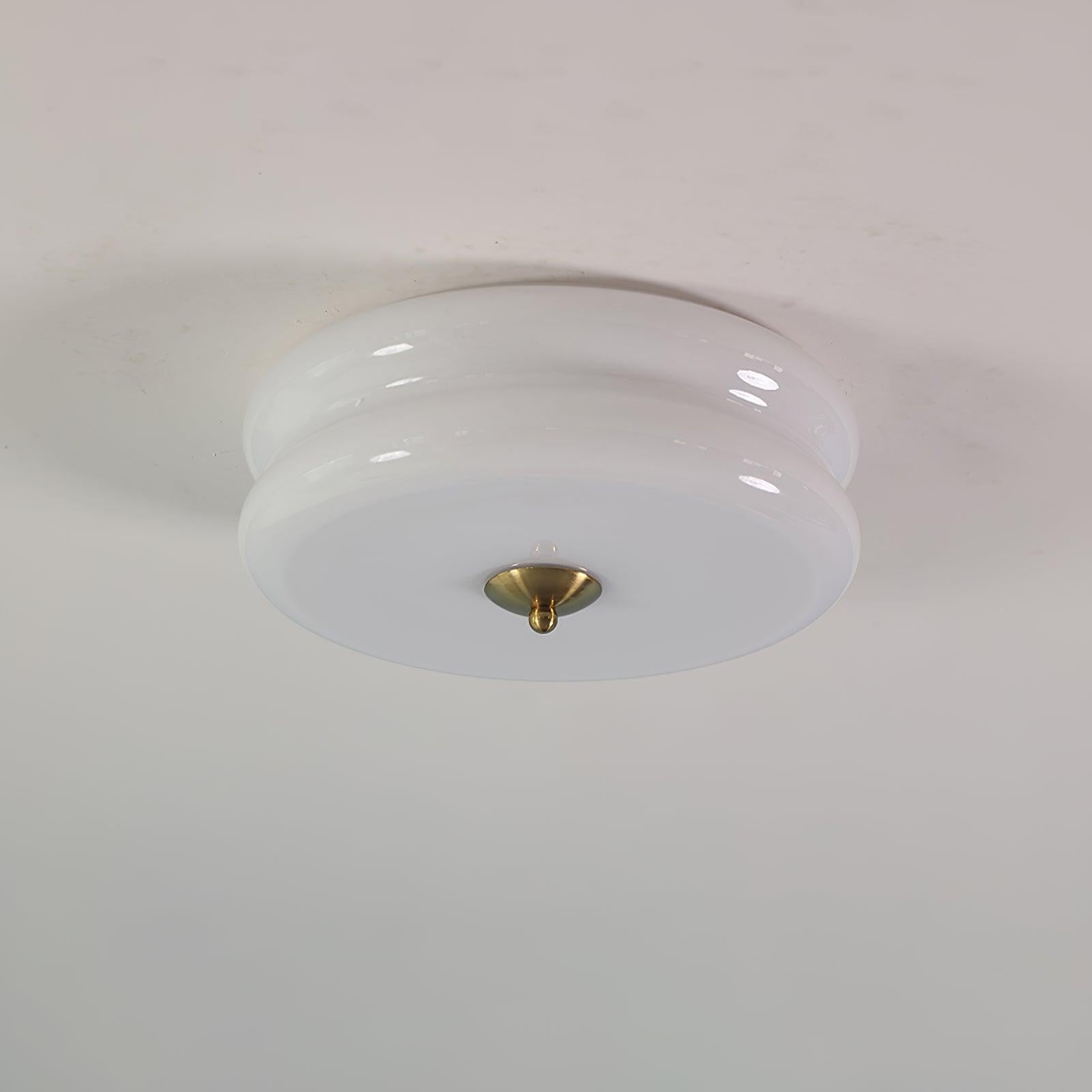 Art Deco Glass Dome Ceiling Light