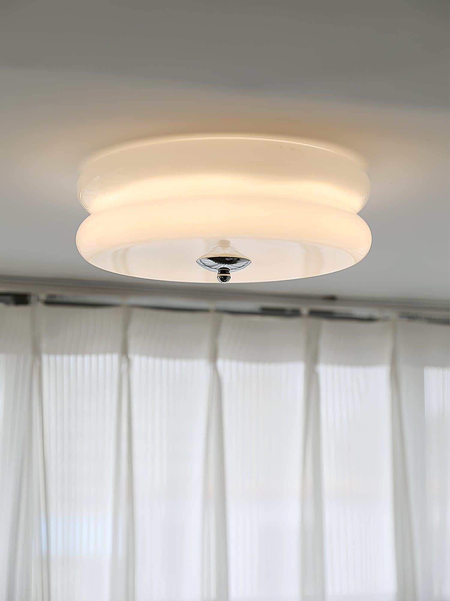 Art Deco Glass Dome Ceiling Light
