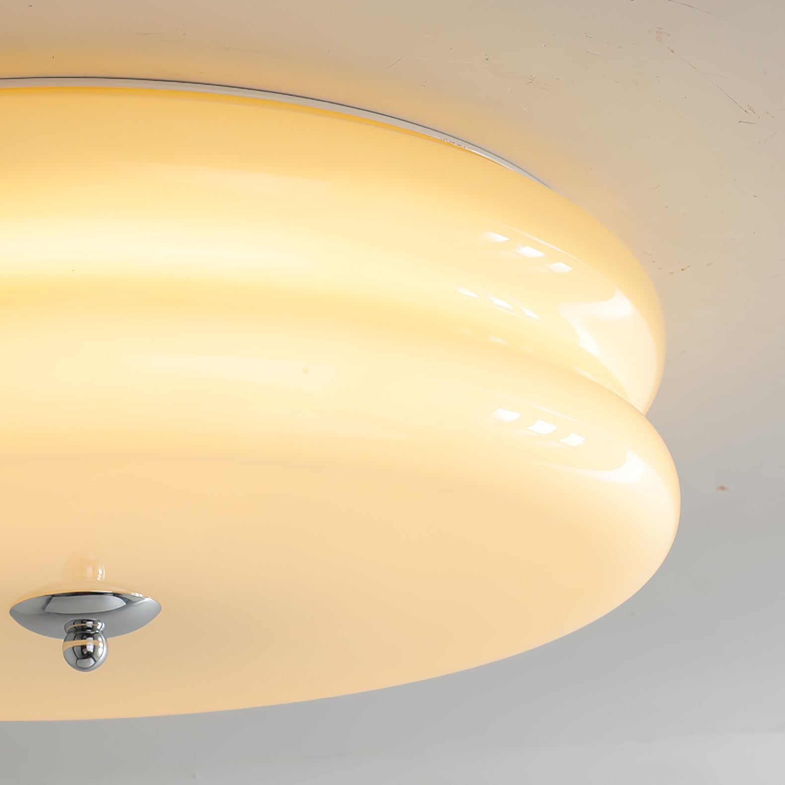 Art Deco Glass Dome Ceiling Light