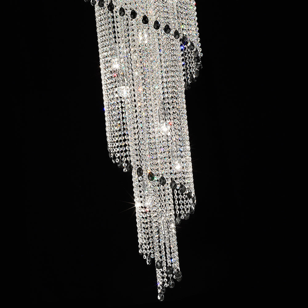Art Deco Crystal Chandelier