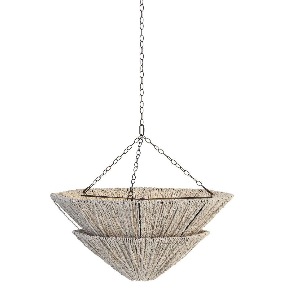 Anya Chandelier Light Gray Stained