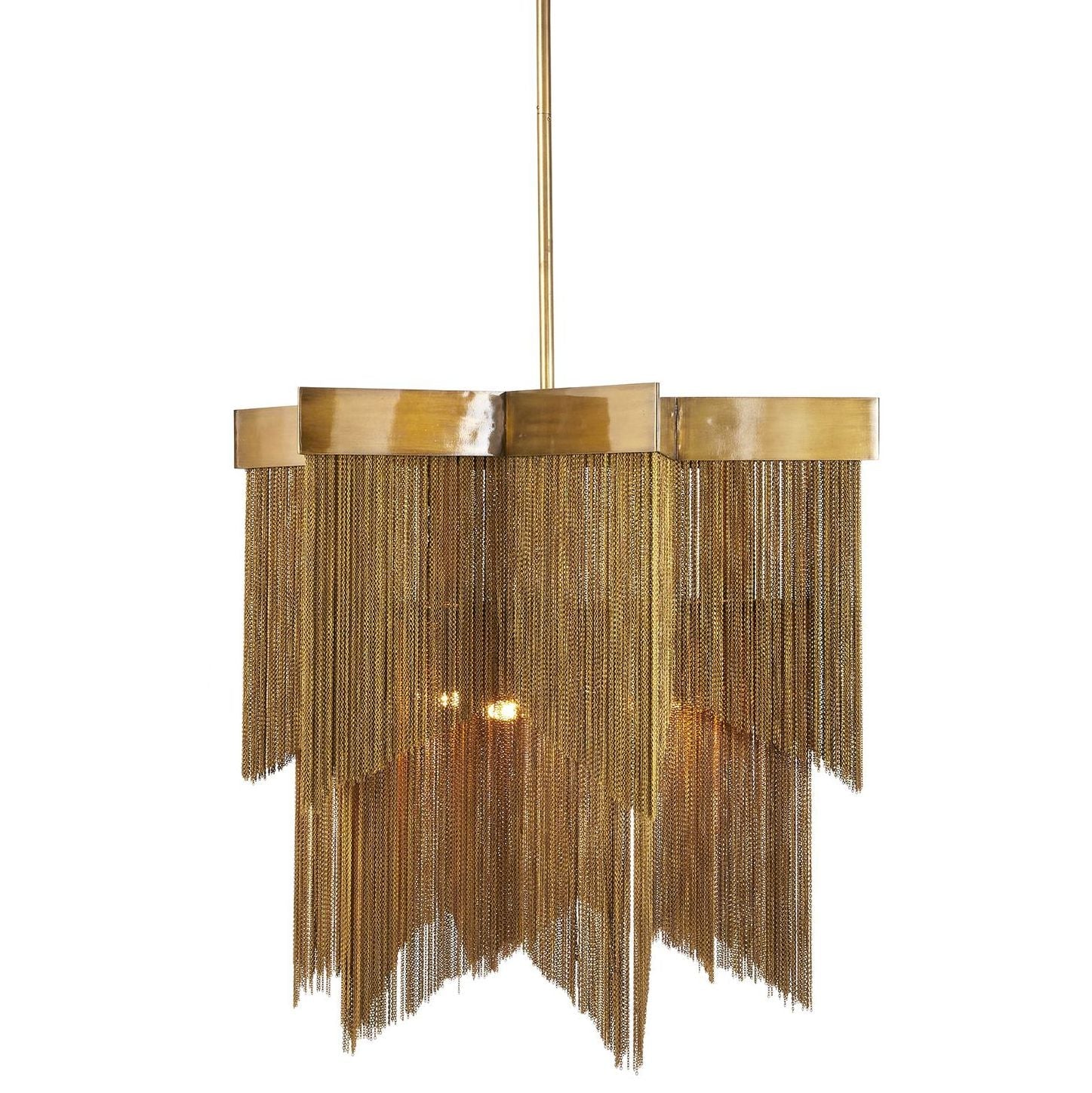 Bridget Chandelier Vintage Brass