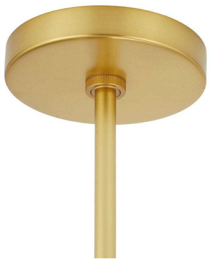 Genesis Chandelier 42" Opal Antique Brass