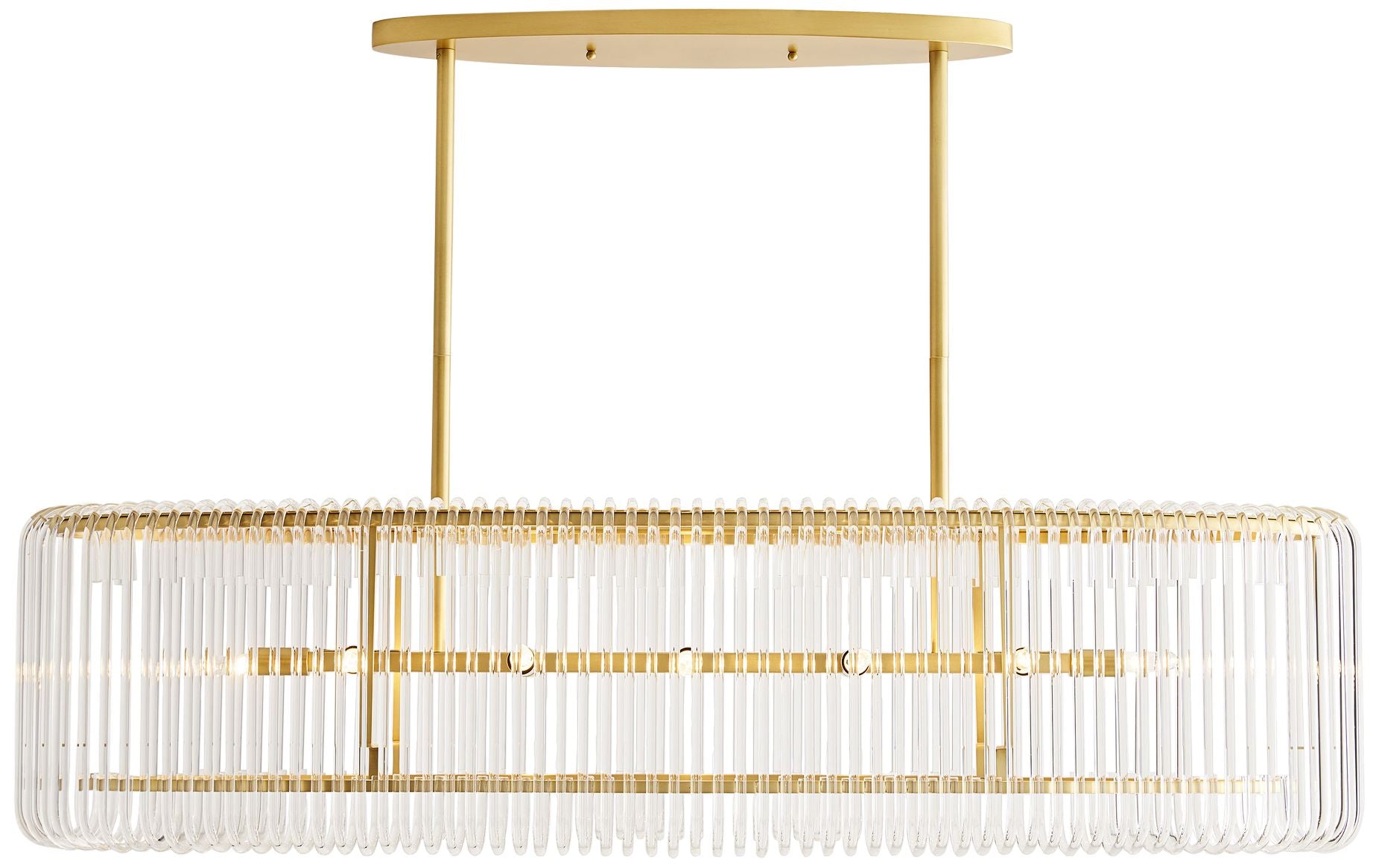 Home Chandler 50.5" Wide Antique Brass Chandelier