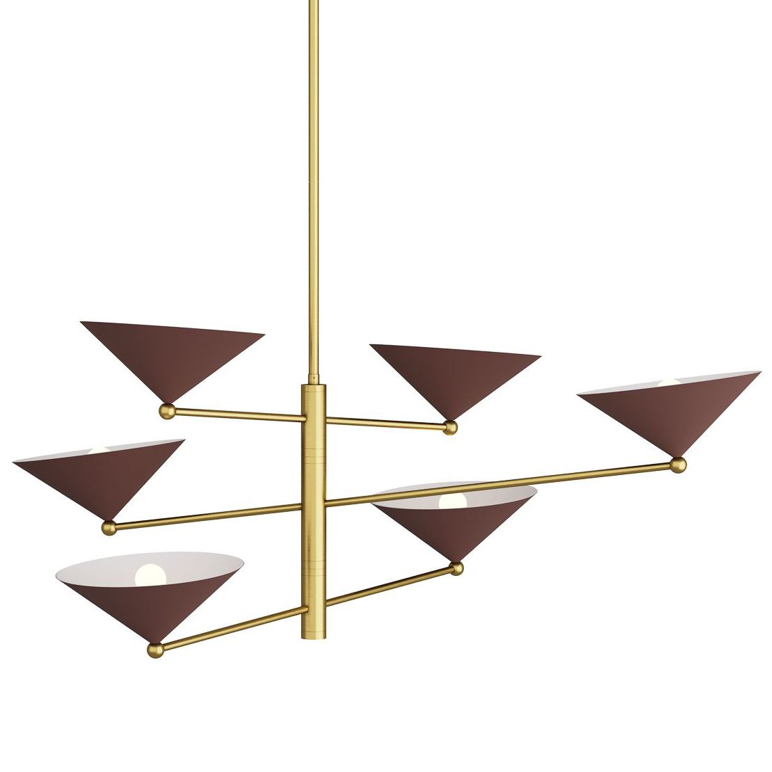 Mcvey Chandelier Antique Brass